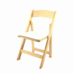 Natural Wood Garden Chair