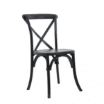 Black Metal Cross Back