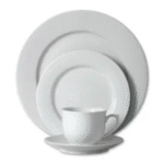 Classic White Rim Plate Rentals