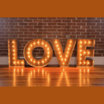 LOVE Marquee Letter Rental - Rustic