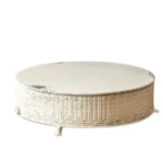 Embossed White Cake Stand Rental - 16"