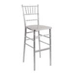 Chiavari Silver Bar Stool