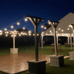 Oak Outdoor Dancefloor Rental - 21' x 21' Dance Floor