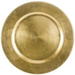 Gold Charger Plate Rental