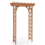 Natural Cedar Wedding Arch Rental