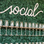 Champagne Hedge Wall Rental - 8' x 4'