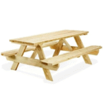 6' Wooden Picnic Table (Umbrella Hole)
