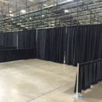 Convention / Tradeshow Pipe & Drape Rental - Booth 20' W x 10' D