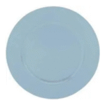 Sea Blue Round Lacquer Charger, 13"