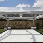 White Dance Floor Rental - 18' x 18' Dance Floor