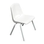 Children's Stack Chair - White