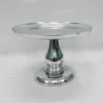 Classic Silver Cake Stand Rental - 22"