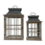 Wooden Lantern Rectangular