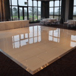 White Oak Finish Dance Floor Rental