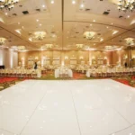 White High Gloss Ballroom Dance Floor Rental